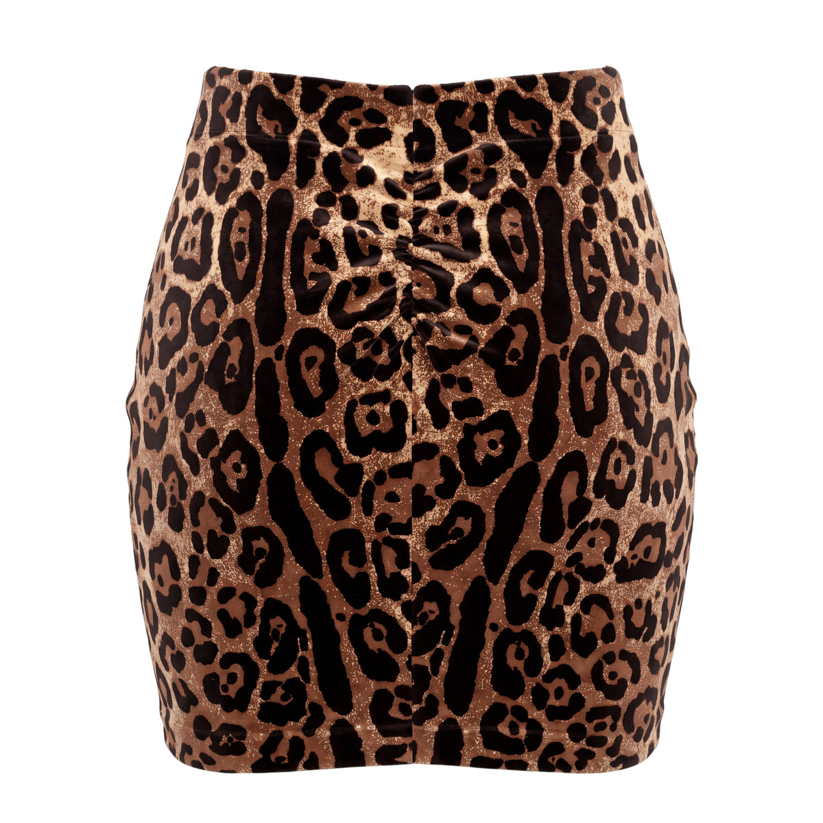 DOLCE & GABBANA LEOPARD SKIRT - SIZE 42