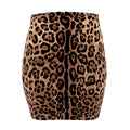DOLCE & GABBANA LEOPARD SKIRT - SIZE 42