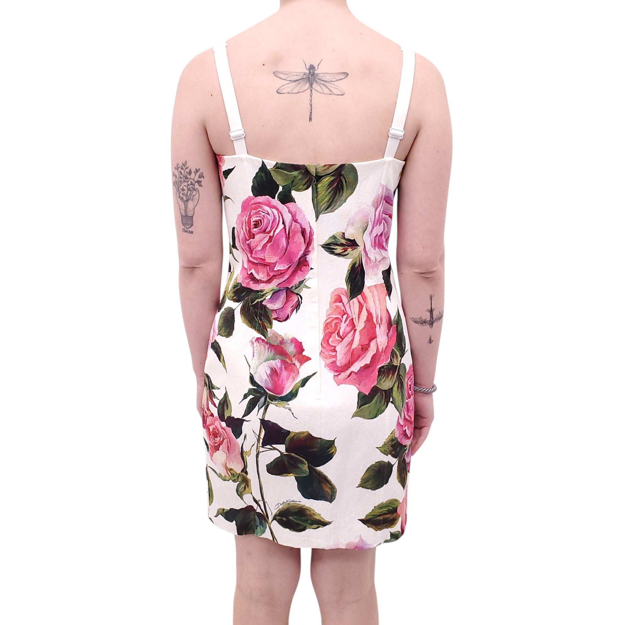 DOLCE & GABBANA FLORAL BUSTIER DRESS - SIZE 44