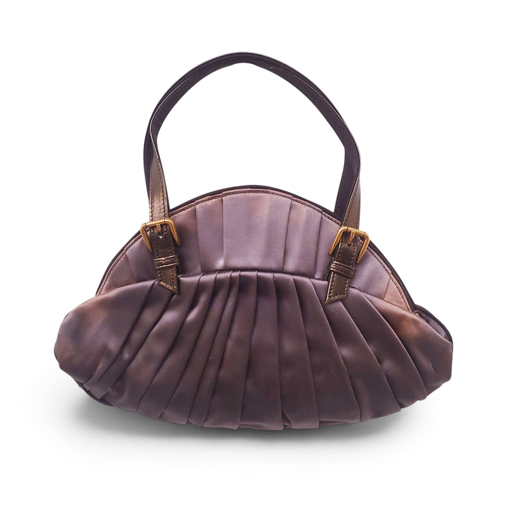 DOLCE & GABBANA SILK HANDBAG WITH DG LOGO