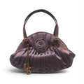 DOLCE & GABBANA SILK HANDBAG WITH DG LOGO