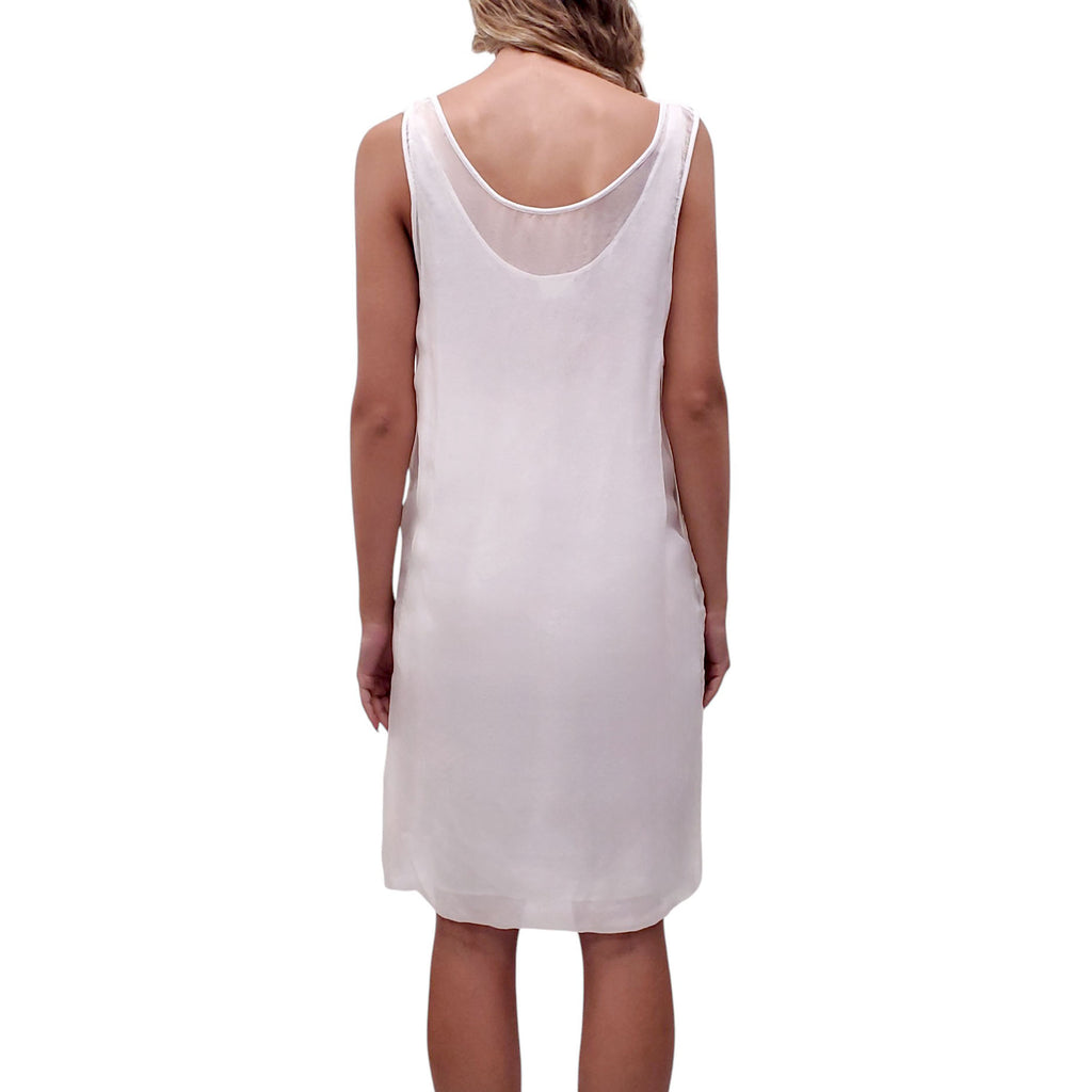 DRIES VAN NOTEN LAYERED SHEER TANK TUNIC TOP - SIZE M