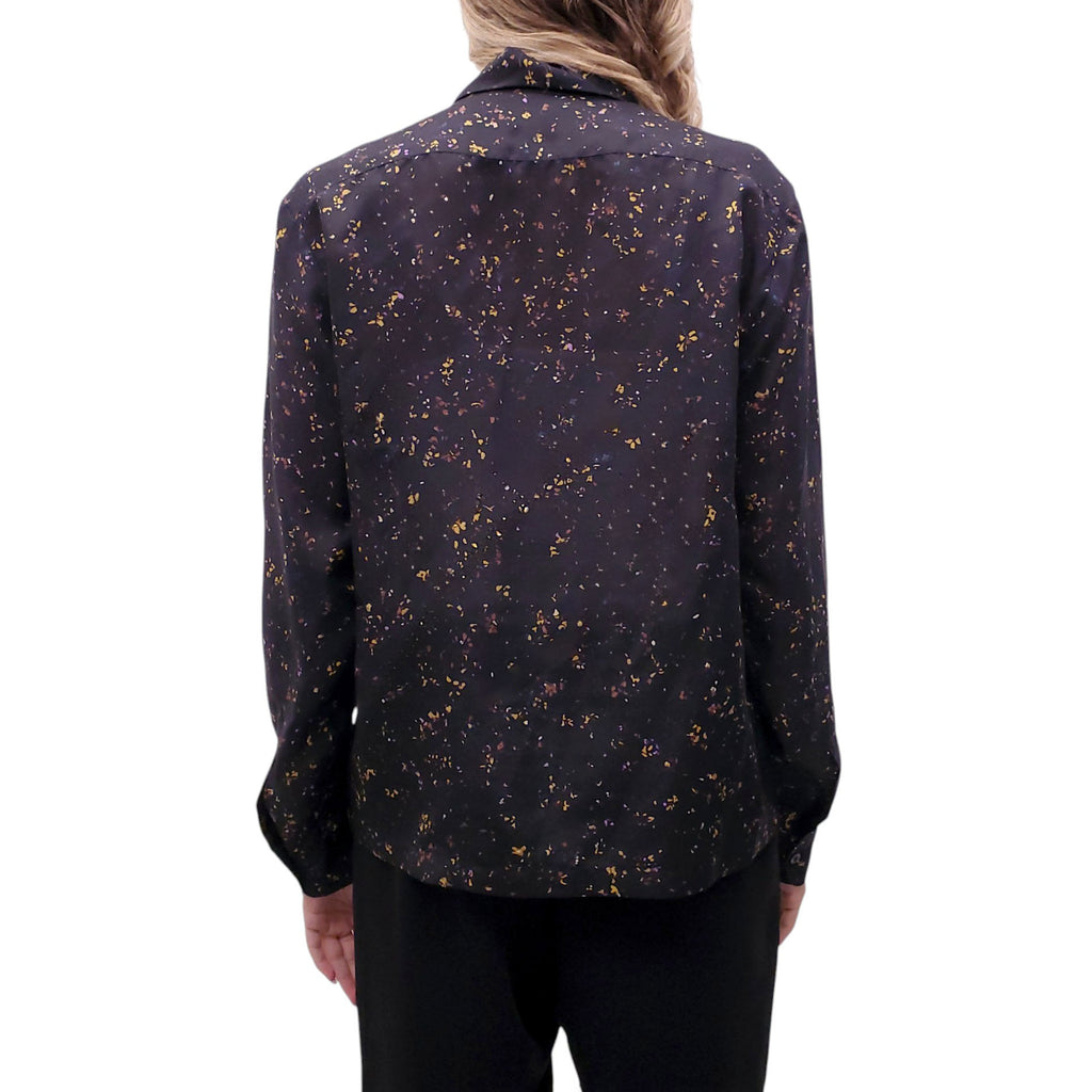 DRIES VAN NOTEN PATTERNED BLOUSE - SIZE 40