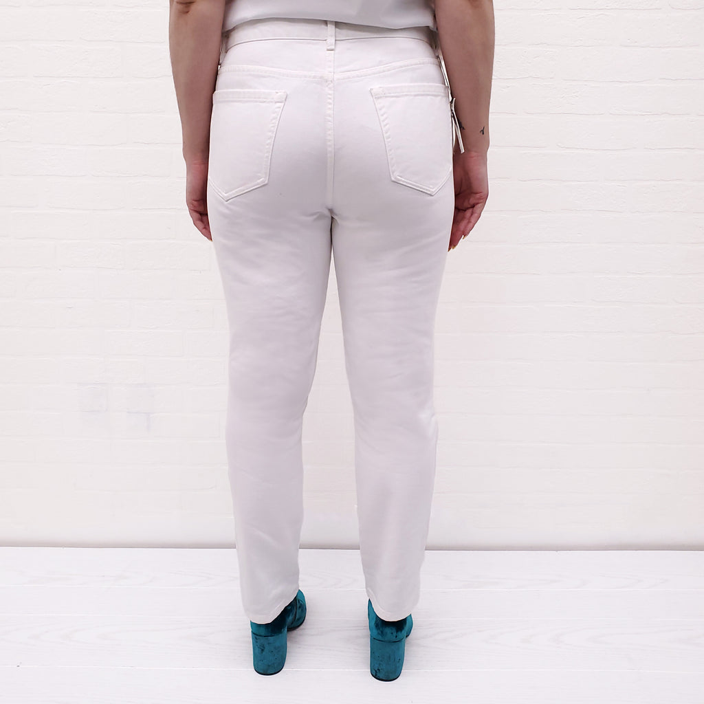 DRIES VAN NOTEN WHITE JEANS - SIZE 30