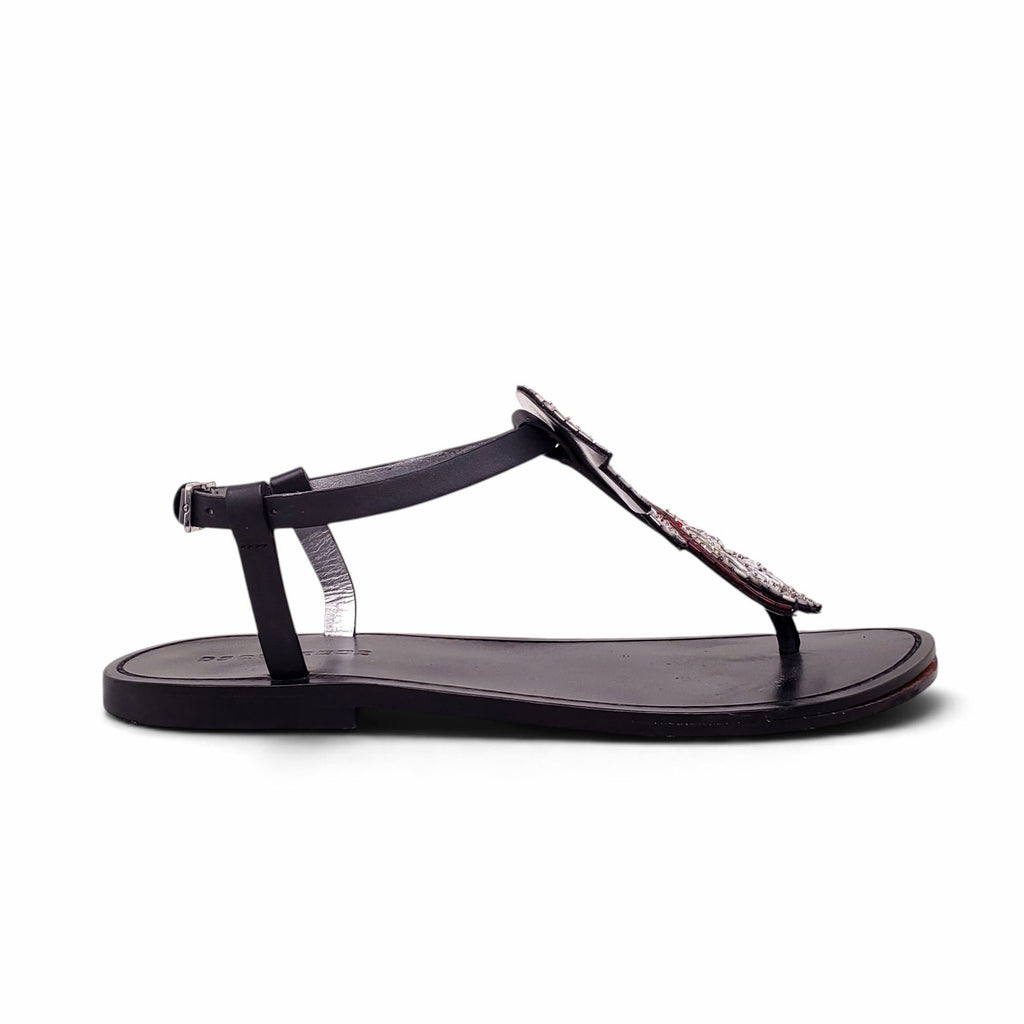DSQUARED2 BLACK SANDAL - SIZE 38