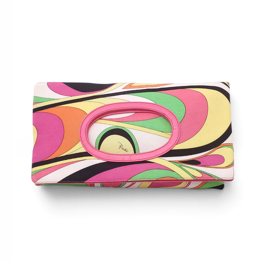 EMILIO PUCCI MULTICOLOURED CLUTCH