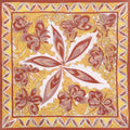 EMILIO PUCCI YELLOW AND ORANGE PATTERNED SCARF