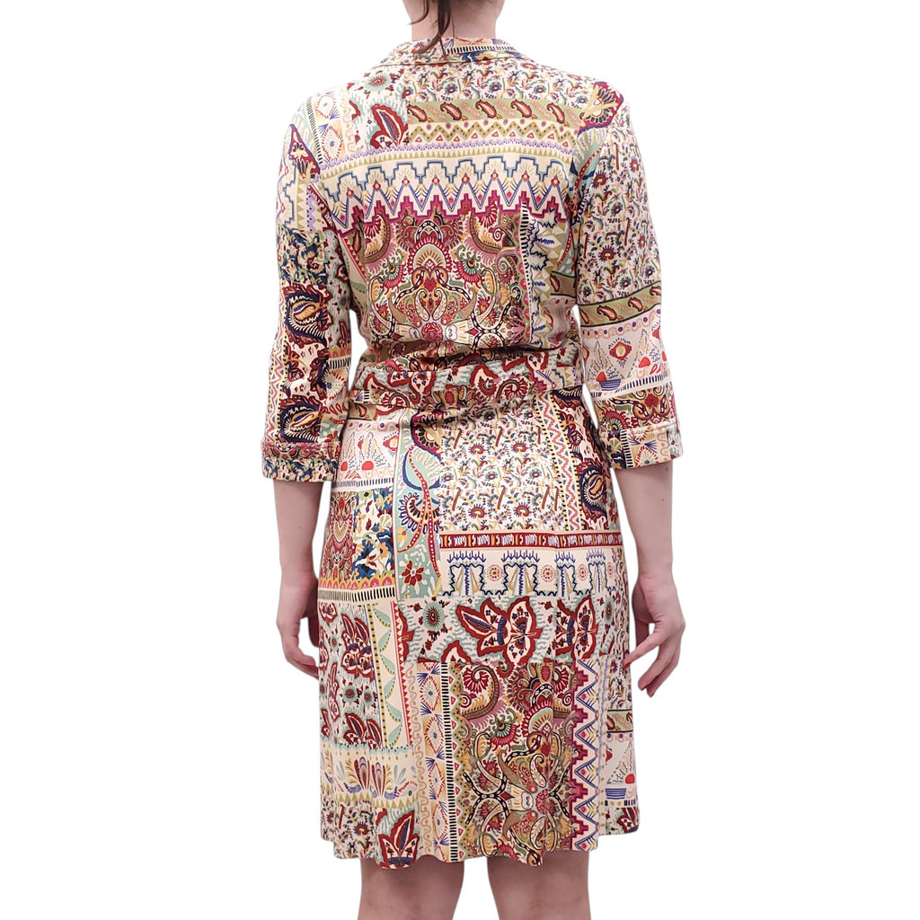 ETRO FLORAL PATTERNED VISCOSE DRESS - SIZE 48