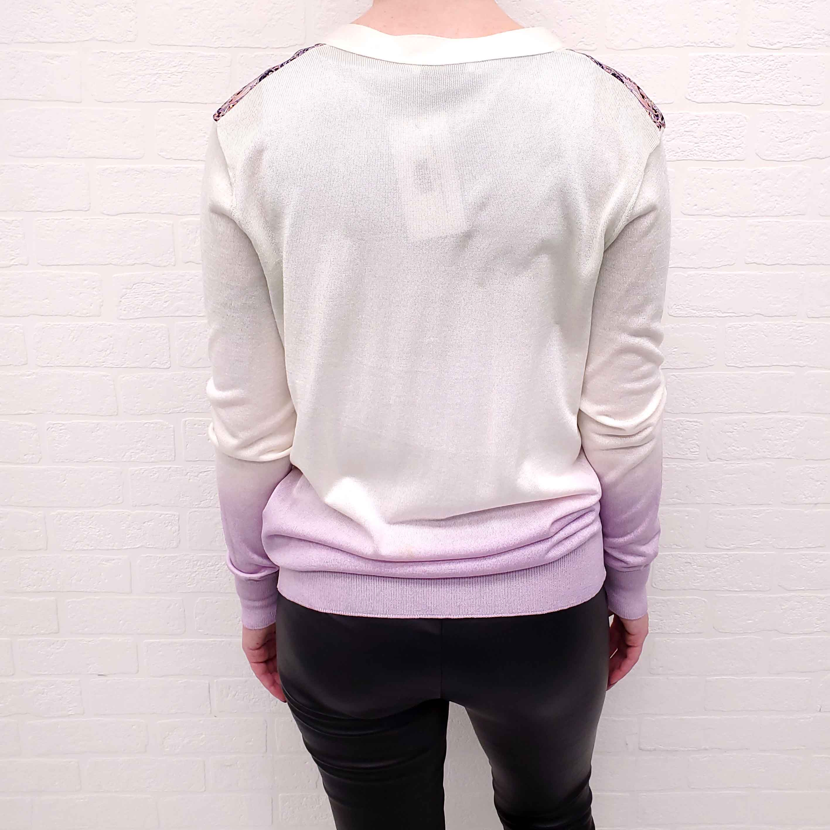 ETRO OMBRE PATTERNED CARDIGAN - SIZE 42