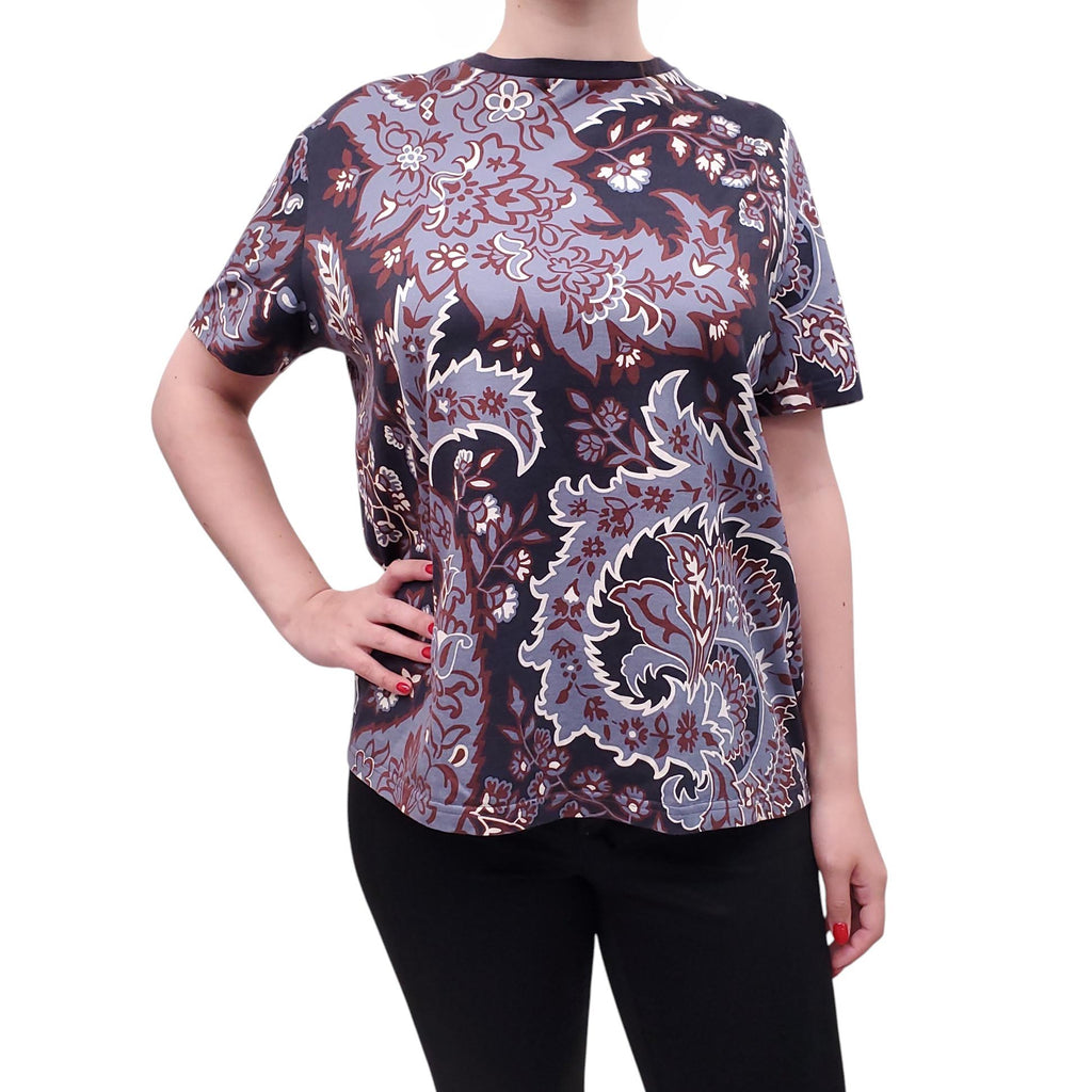 ETRO PATTERNED COTTON TSHIRT - SIZE M