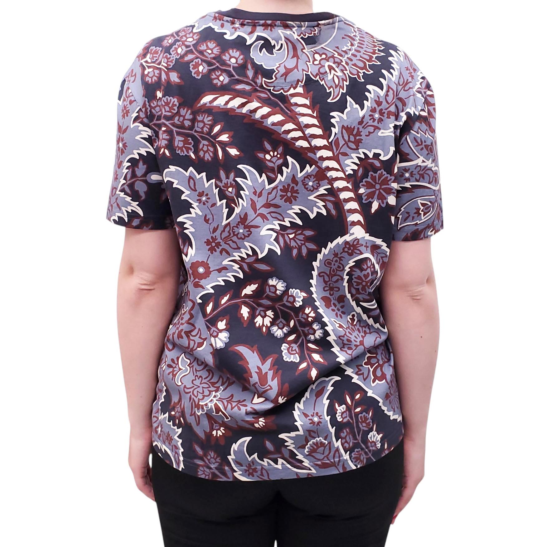 ETRO PATTERNED COTTON TSHIRT - SIZE M