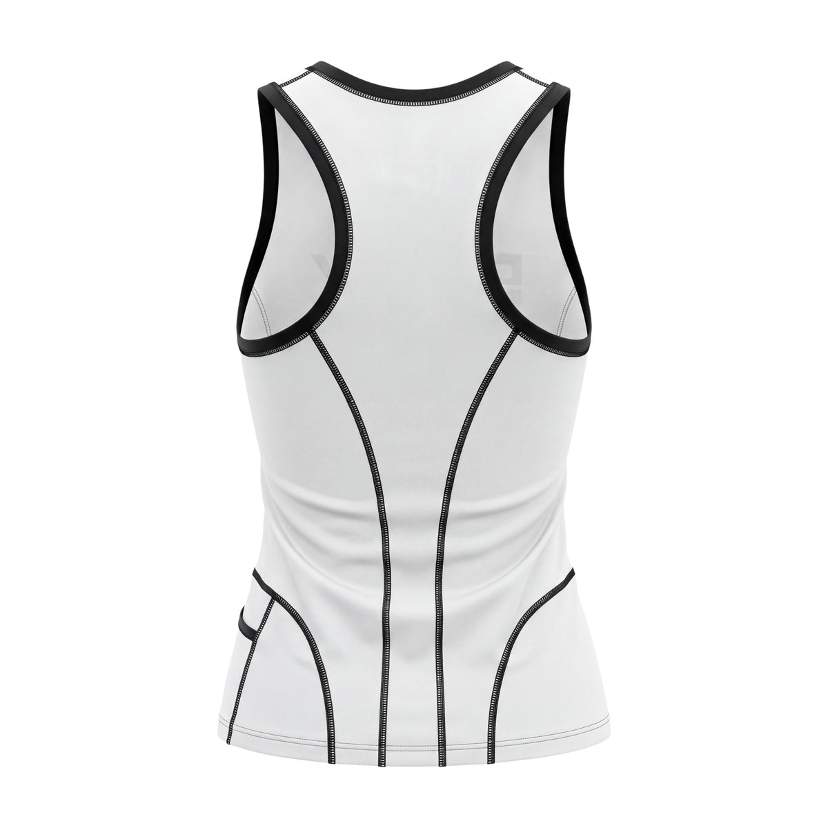FENDI BLACK AND WHITE LOGO WORKOUT TOP - SIZE 46