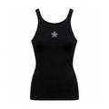 FENDI BLACK LOGO TANK TOP - SIZE XS