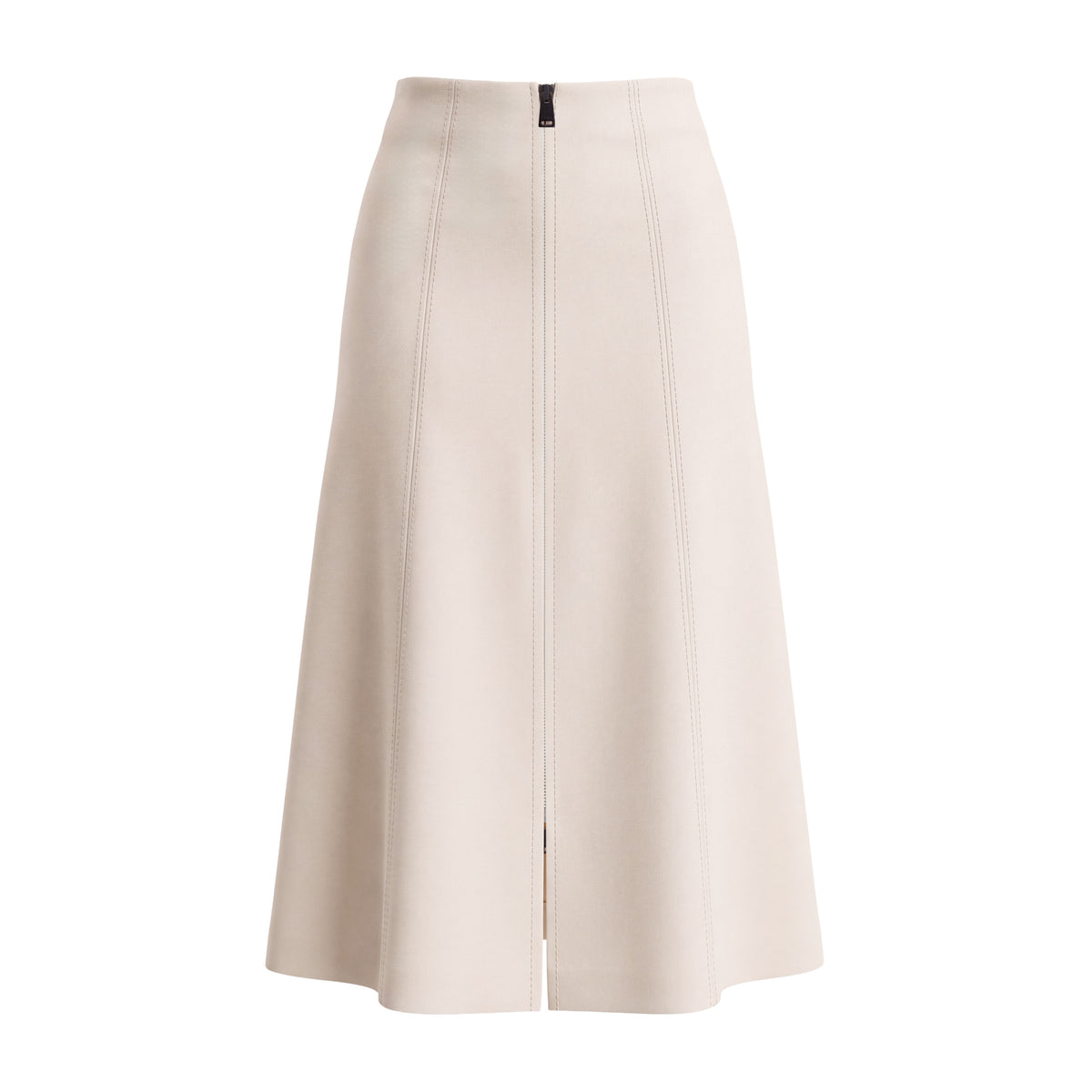 FENDI CREAM ALINE SKIRT - SIZE 44