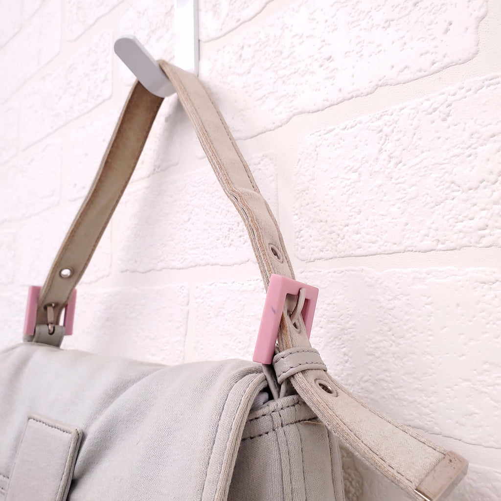 FENDI GREY CLOTH 'BAGUETTE' SHOULDER BAG