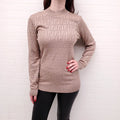FENDI FF LOGO SWEATER - SIZE 46