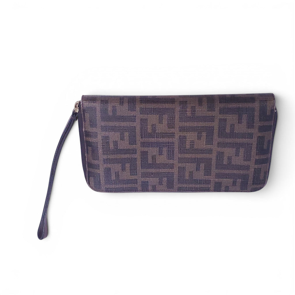 FENDI MONOGRAM ZIP-AROUND WALLET