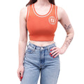 FENDI ORANGE LOGO SPORTS BRA - SIZE S