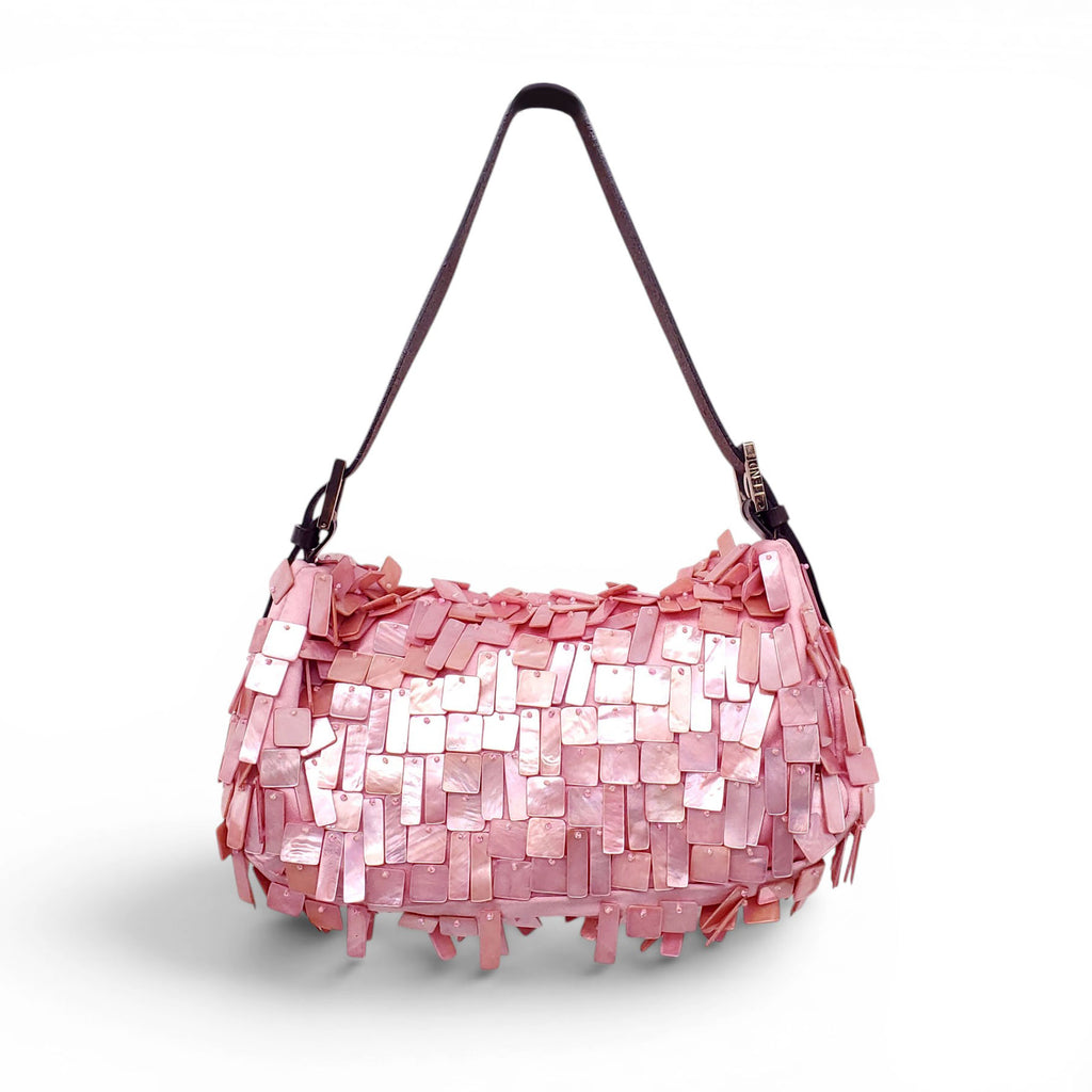 FENDI PINK SESSION BAGUETTE BAG