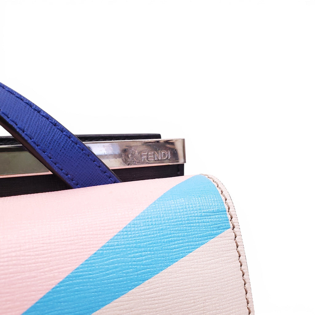 FENDI SMALL FACES TOP HANDLE BAG
