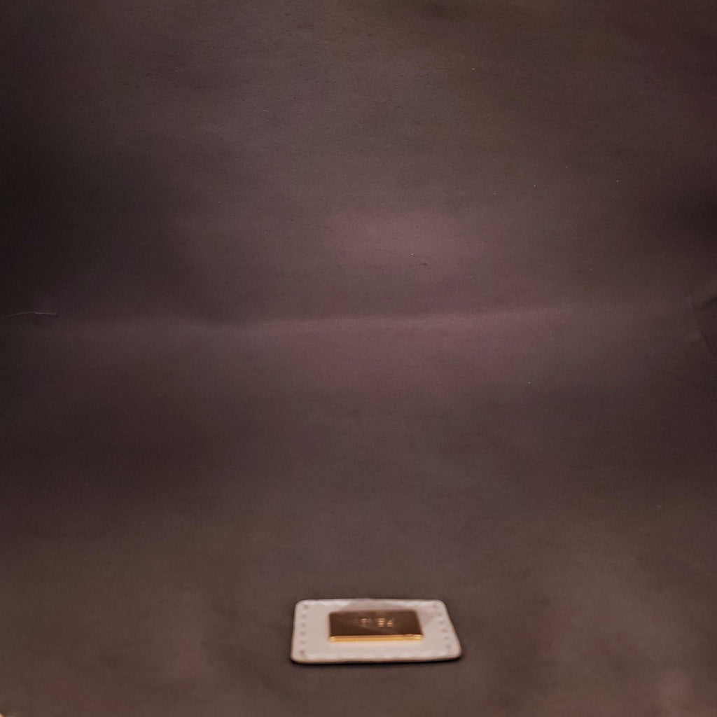 FENDI ZUCCA WRISTLET CLUTCH