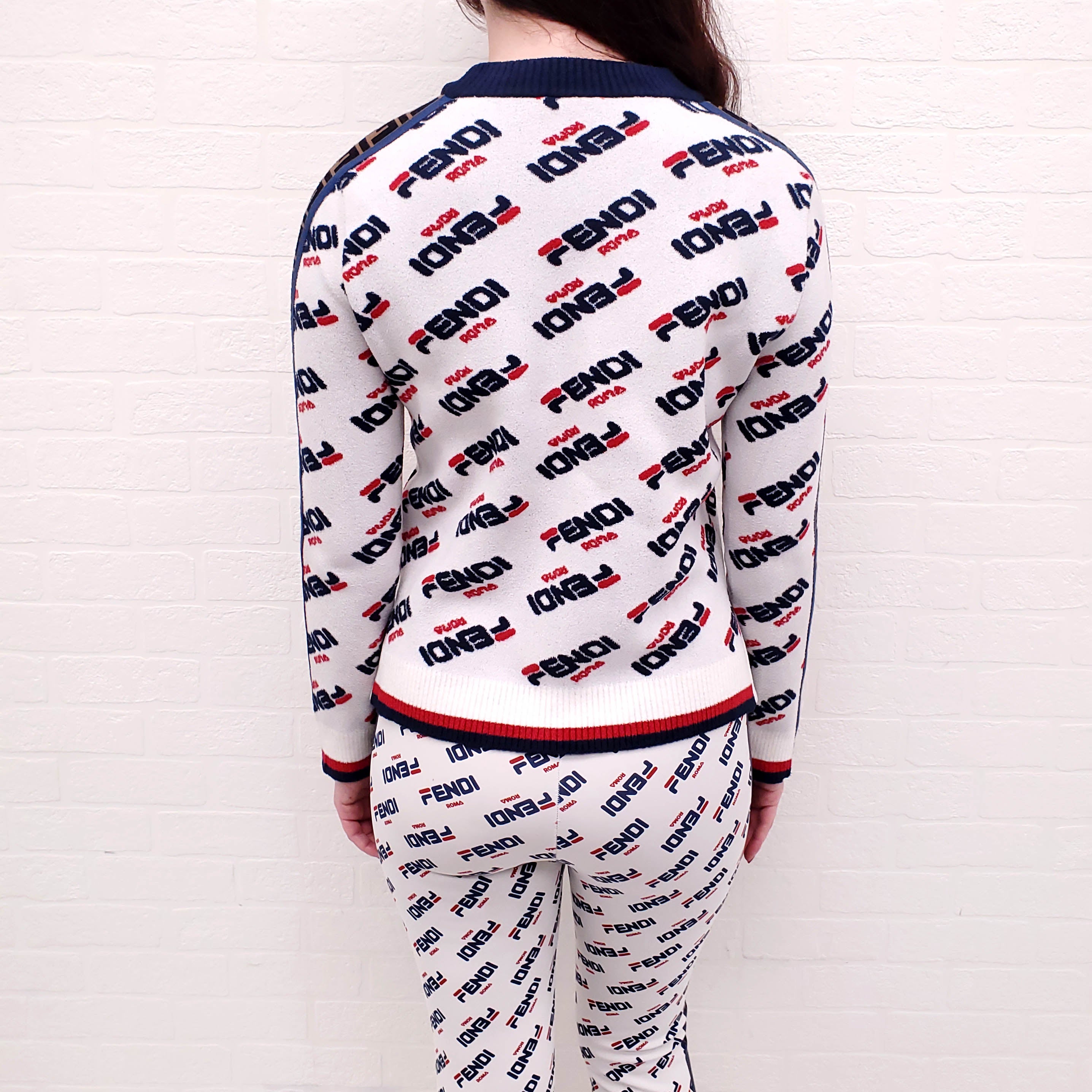 FENDI x FILA COLLABORATION SWEATER - SIZE 40