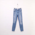 FRAME 'LE HIGH SKINNY' LIGHT WASH JEANS - SIZE 25