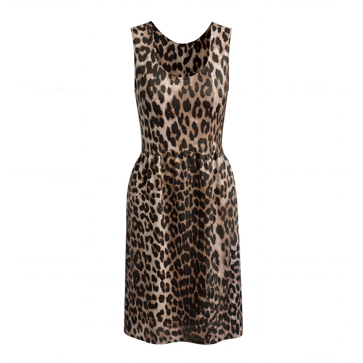GANNI LEOPARD MAXI DRESS - SIZE 46 (US 16)