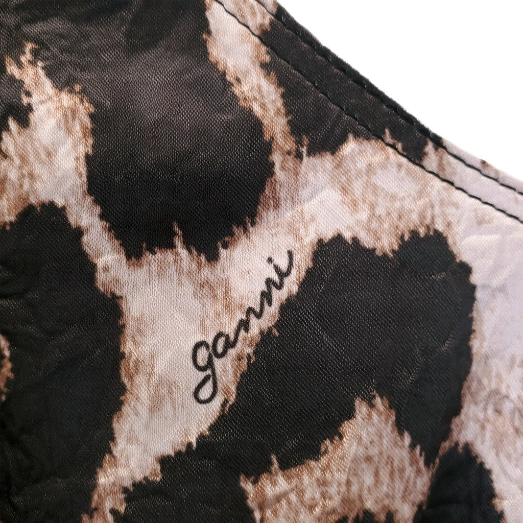 GANNI LEOPARD MAXI DRESS - SIZE 46 (US 16)