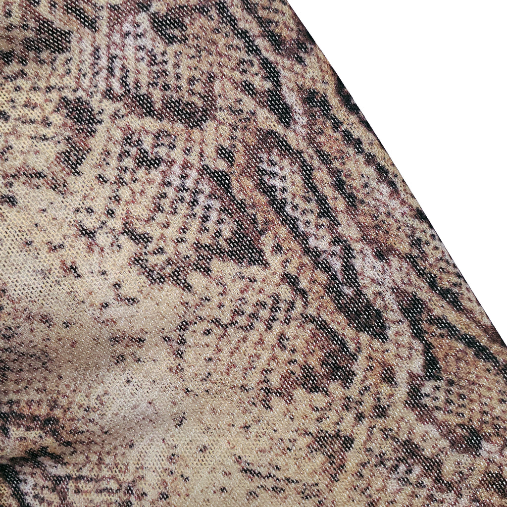 GANNI MESH LONG SLEEVE SNAKE STARFISH BLOUSE - SIZE 36 (US 4)