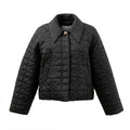 GANNI QUILTED LOGO JACKET - SIZE L/XL