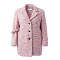 GANNI WOOL PINK JACKET - SIZE L/XL