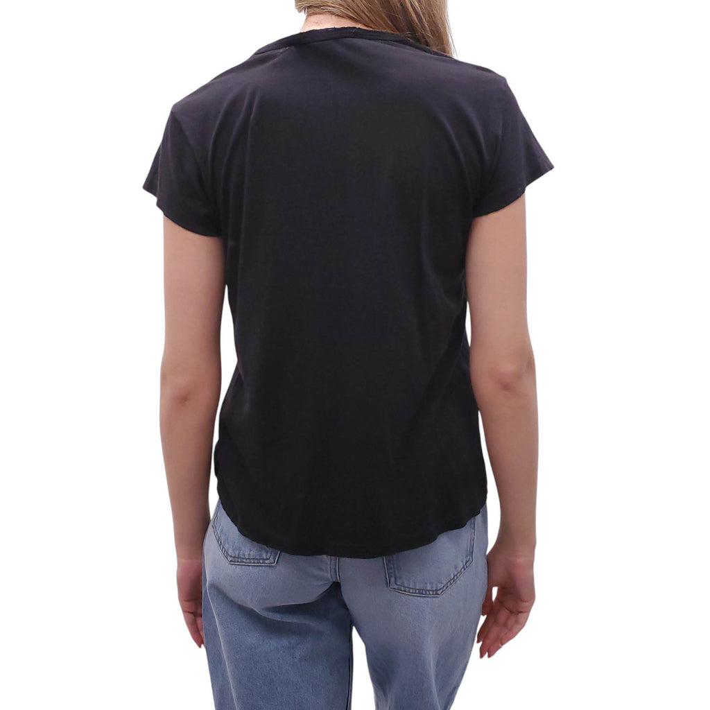 GIVENCHY BLACK LOGO T-SHIRT - SIZE S