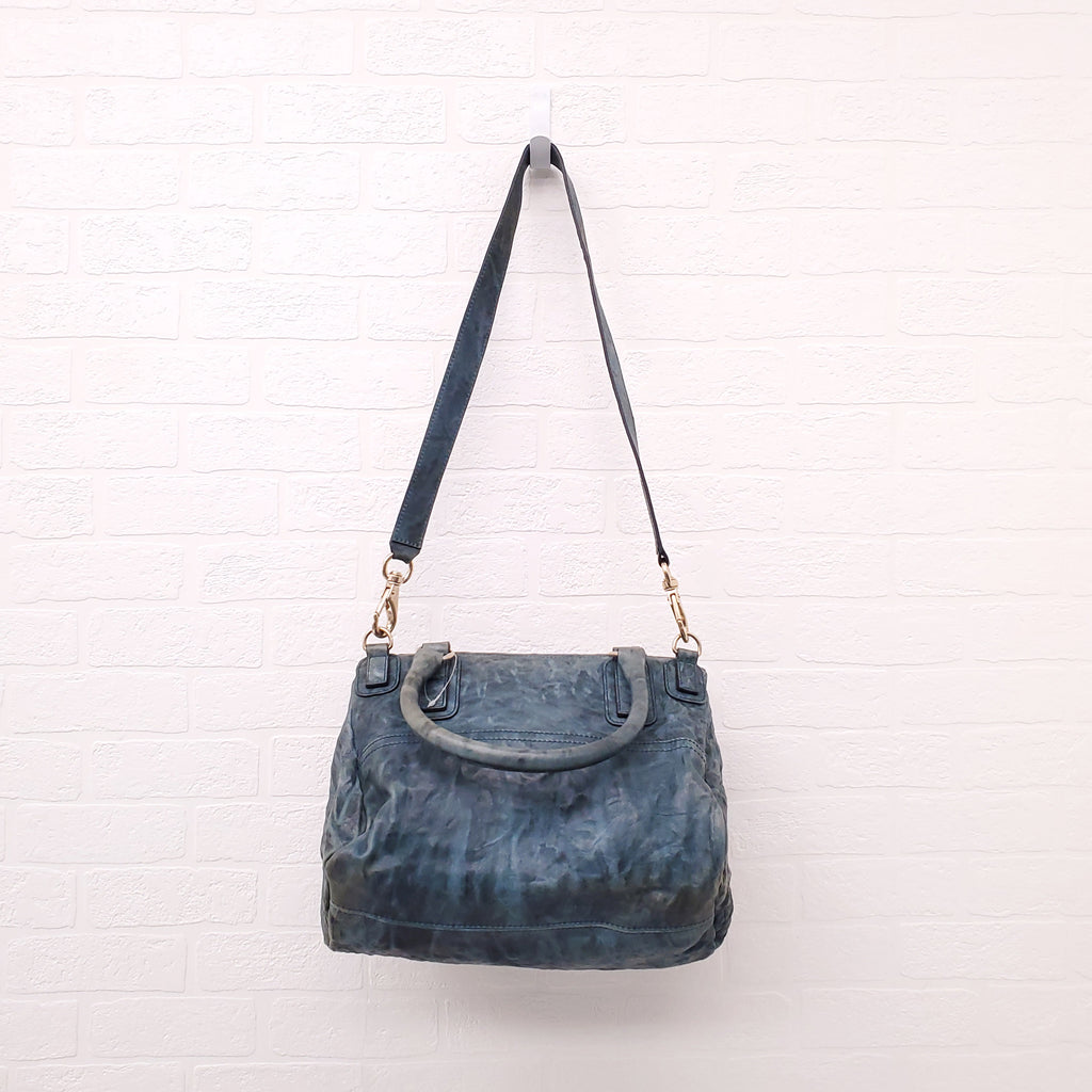 GIVENCHY DARK TURQUOISE LEATHER MEDIUM PANDORA BAG