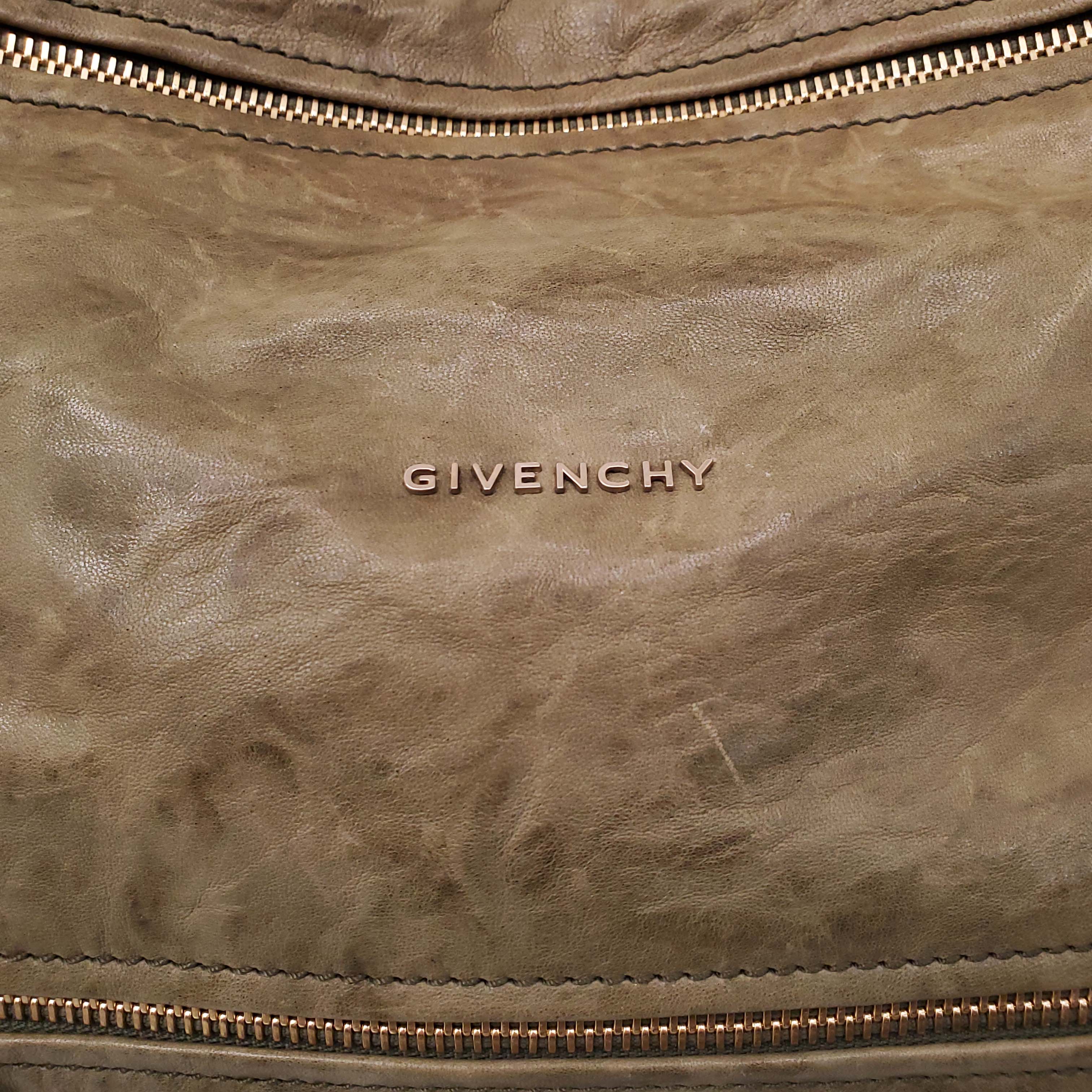 GIVENCHY GREEN LEATHER MEDIUM PANDORA BAG