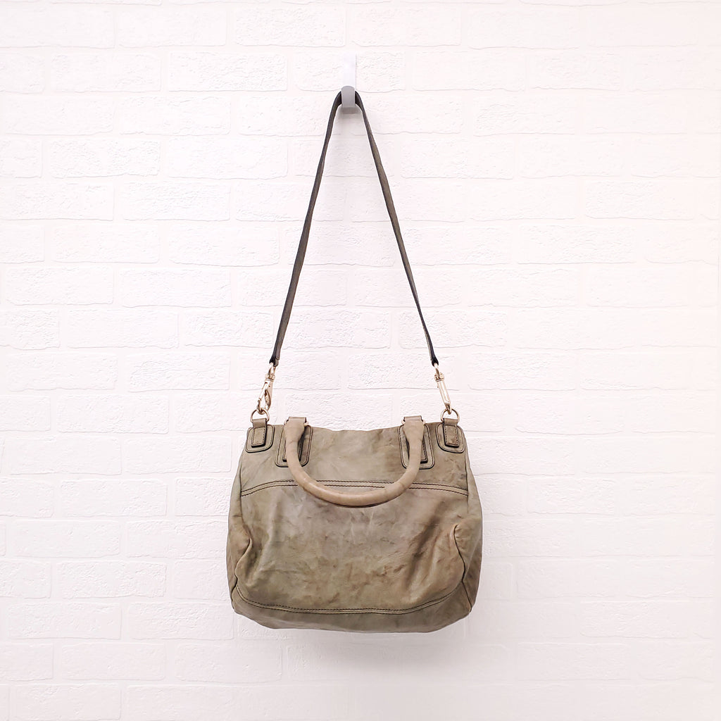 GIVENCHY GREEN LEATHER MEDIUM PANDORA BAG