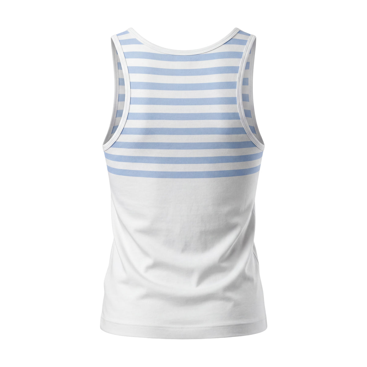 GIVENCHY WHITE AND BLUE LOGO TANK - SIZE L