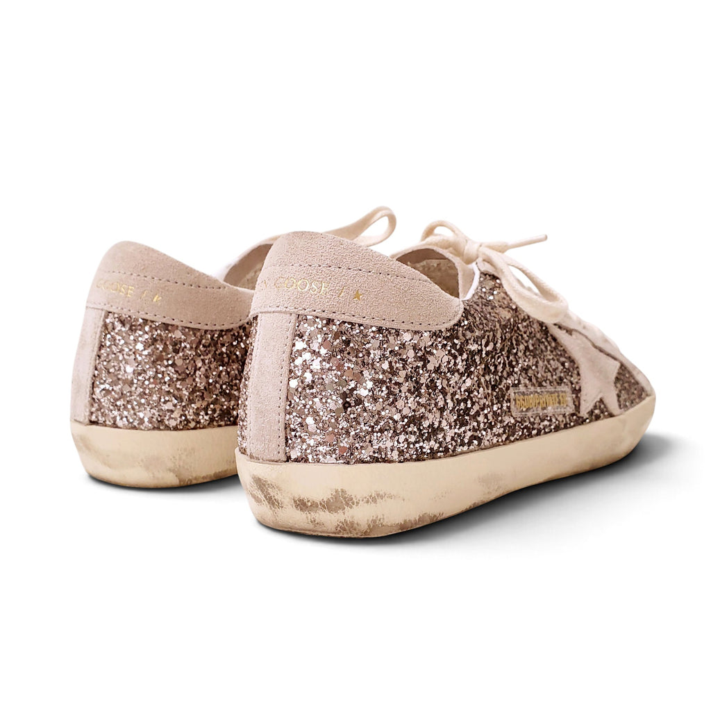 GOLDEN GOOSE ALL OVER GLITTER SUPERSTAR - SIZE 39