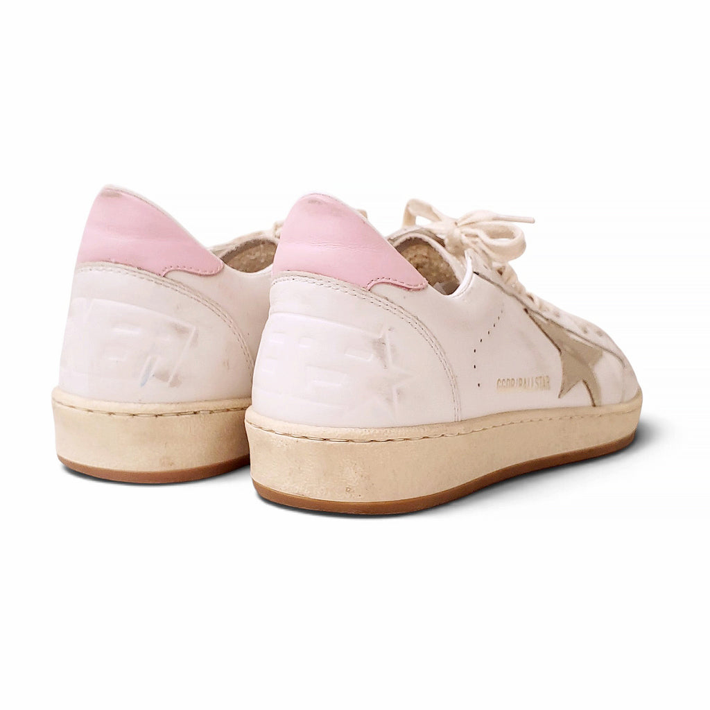 GOLDEN GOOSE BALL STAR LEATHER SNEAKER - SIZE 41