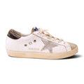 GOLDEN GOOSE SUEDE LEATHER TOE AND SILVER STAR SUPERSTAR SNEAKER - SIZE 40