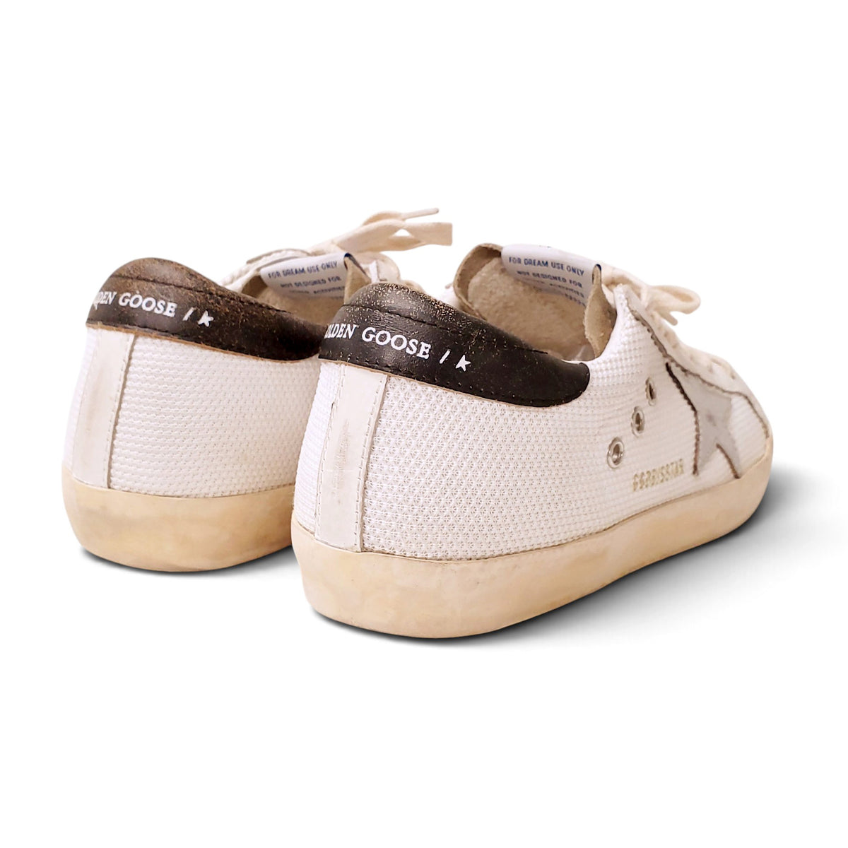 GOLDEN GOOSE SUEDE LEATHER TOE AND SILVER STAR SUPERSTAR SNEAKER - SIZE 40