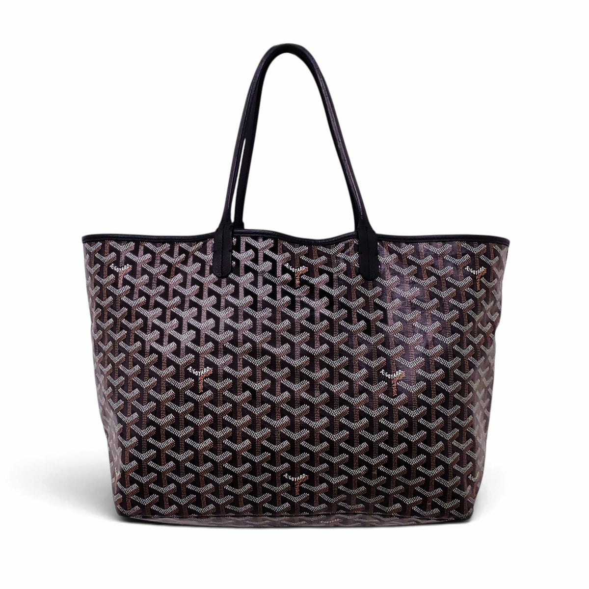 GOYARD BLACK SAINT LOUIS PM TOTE BAG