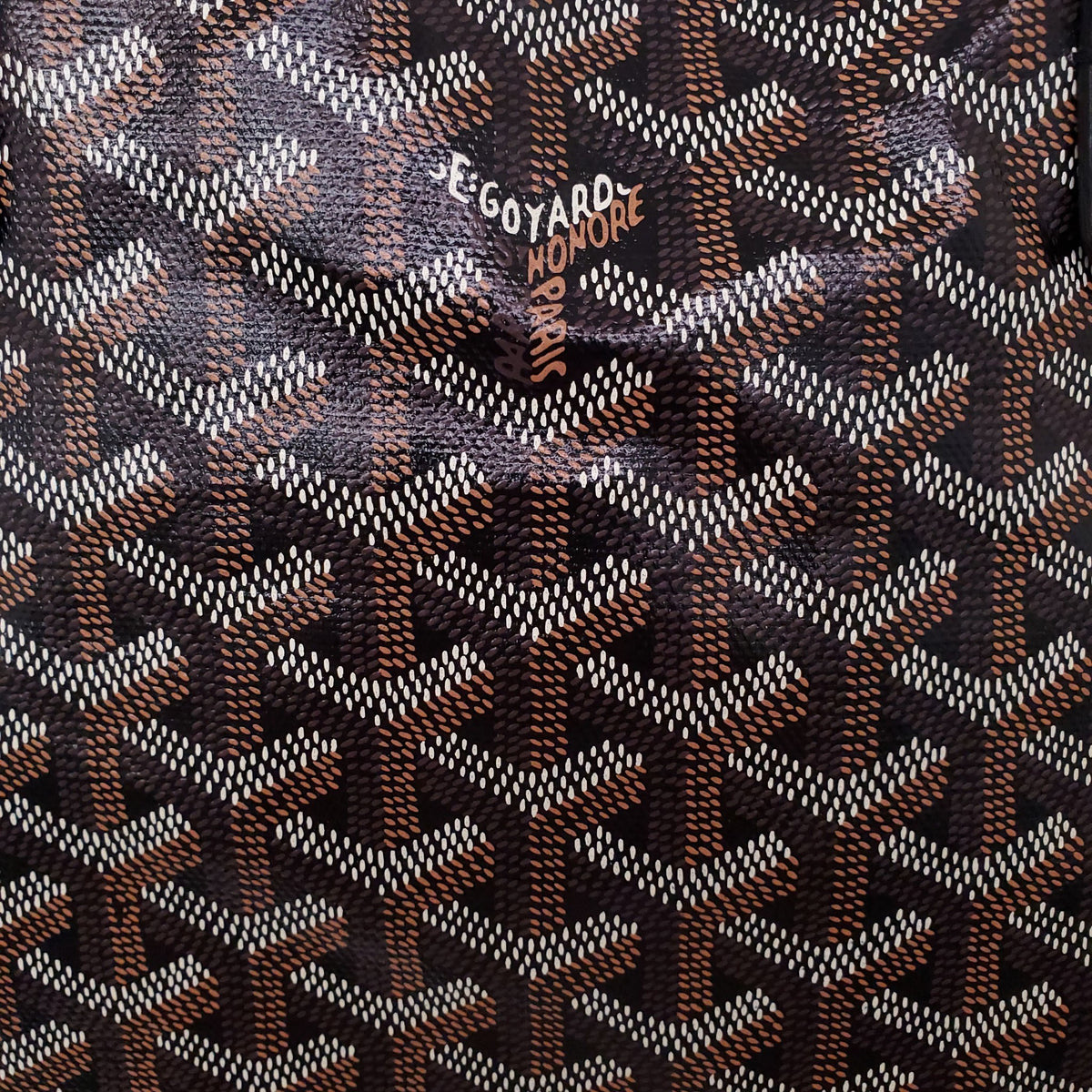 GOYARD BLACK SAINT LOUIS PM TOTE BAG