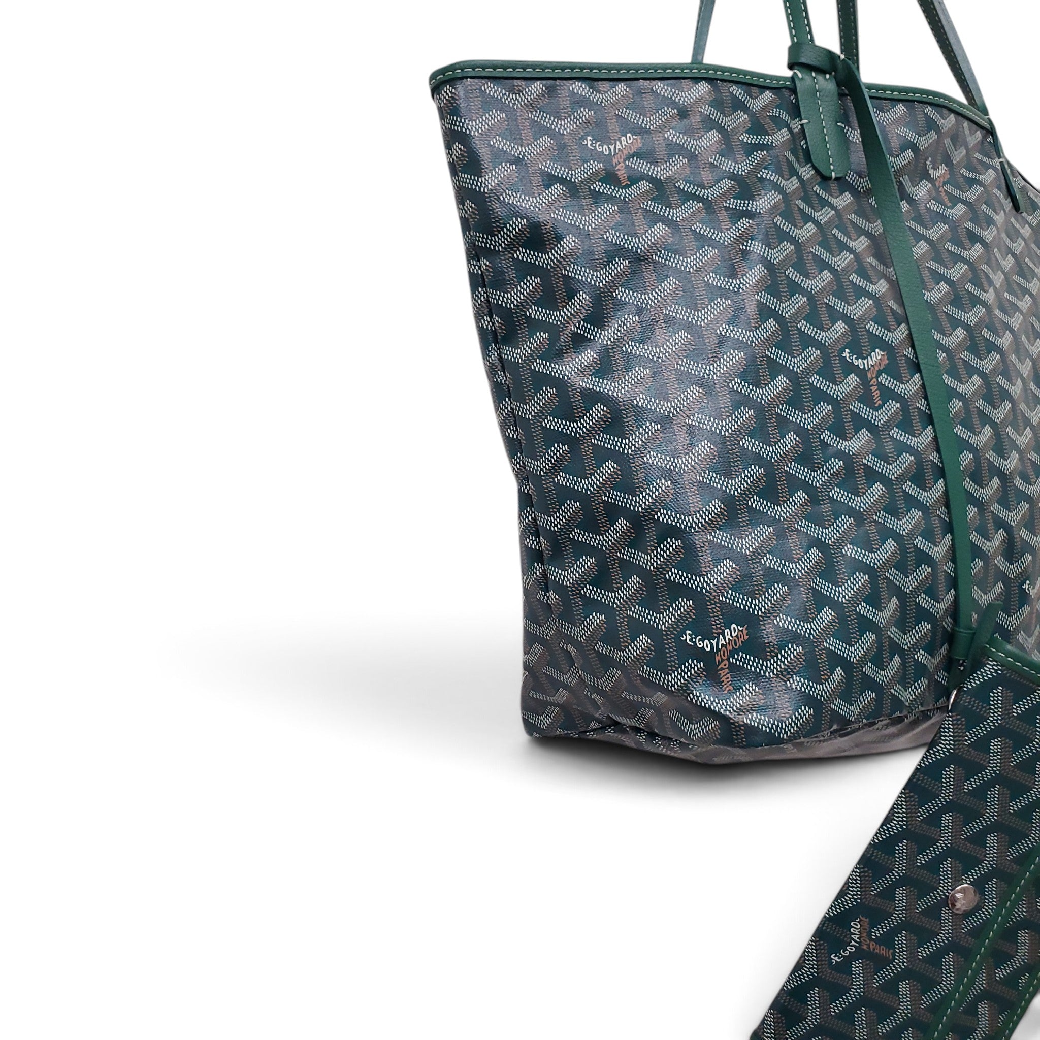 GOYARD SAINT LOUIS PM VERT TOTE