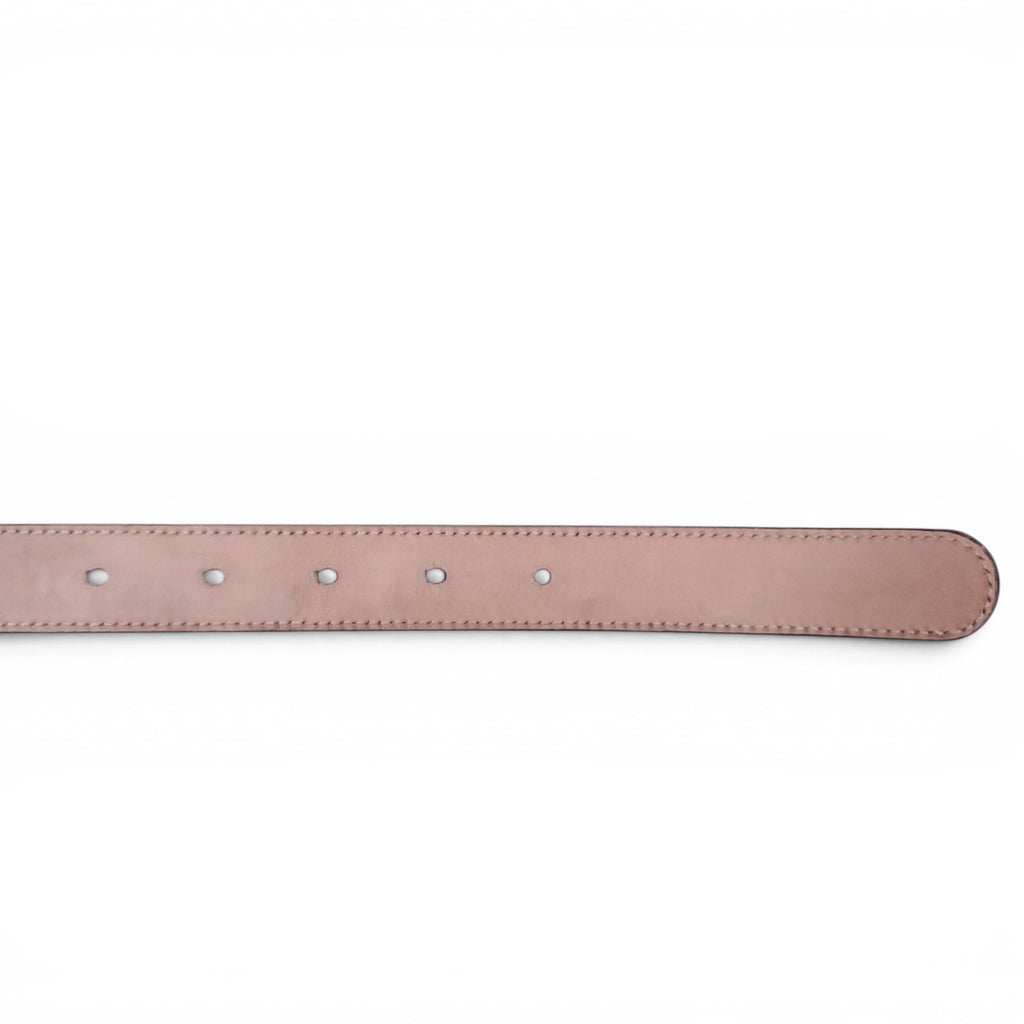 GUCCI BLACK LEATHER BELT WITH BAMBOO DETAIL - SIZE 90