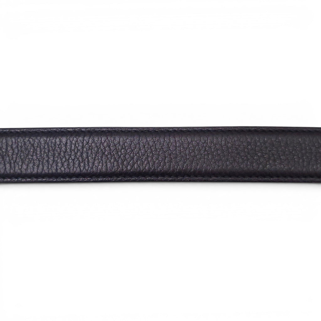 GUCCI BLACK LEATHER BELT WITH BAMBOO DETAIL - SIZE 90
