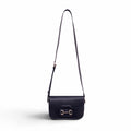 GUCCI BLACK LEATHER MEDIUM 1955 HORSEBIT CROSSBODY BAG