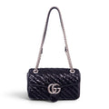 GUCCI BLACK SEQUIN MARMONT BAG
