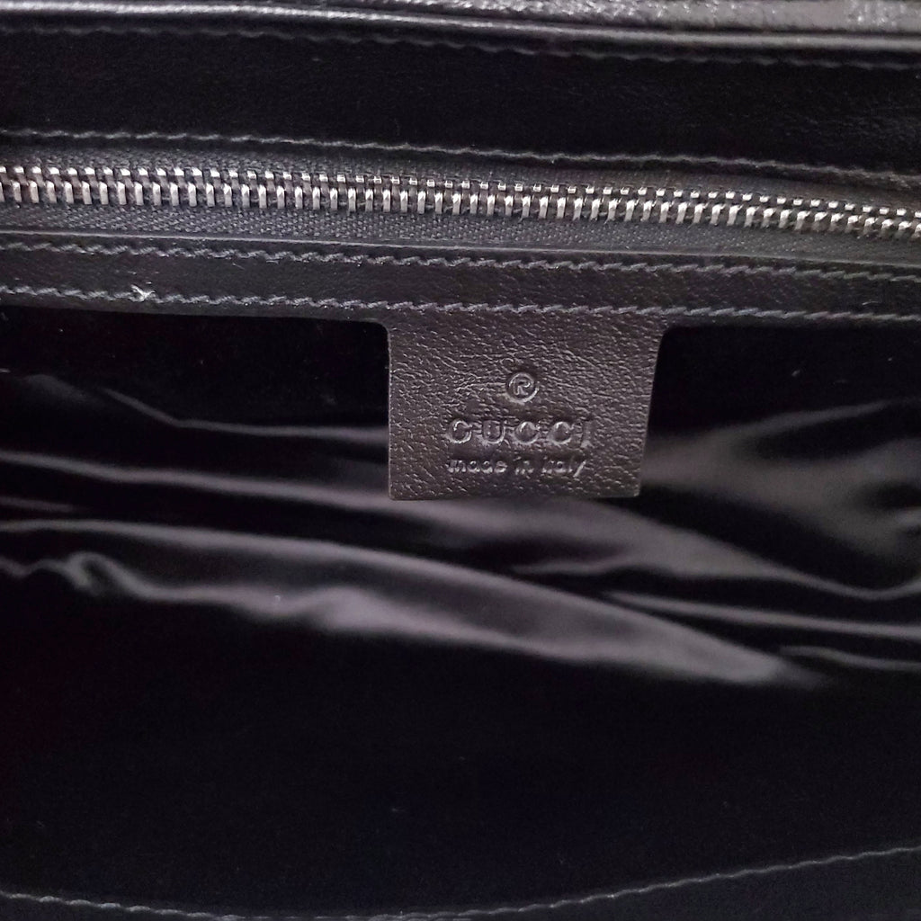GUCCI BLACK SEQUIN MARMONT BAG