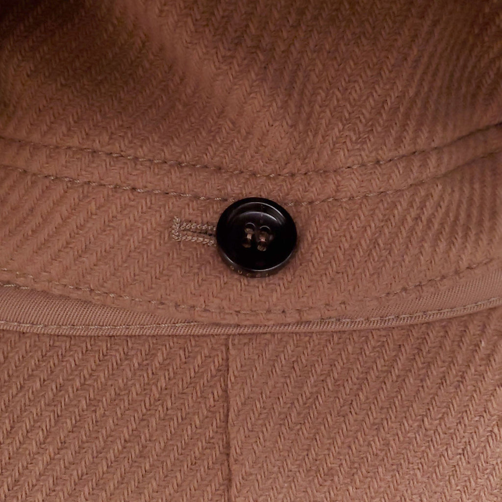 GUCCI CAMEL WOOL CASHMERE DETACHABLE HOOD OVERCOAT - SIZE 40